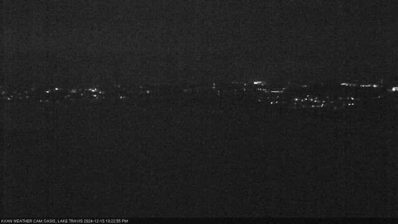 Lake Travis webcam, December 15, 2024 10:25 PM CT