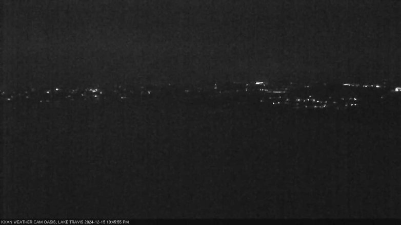 Lake Travis webcam, December 15, 2024 10:45 PM CT