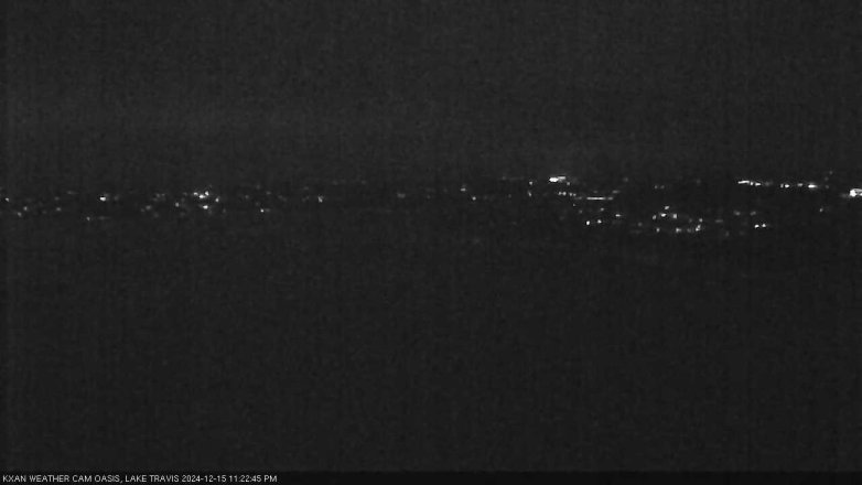 Lake Travis webcam, December 15, 2024 11:25 PM CT