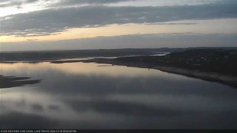 Lake Travis webcam, December 16, 2024 5:45 PM CT