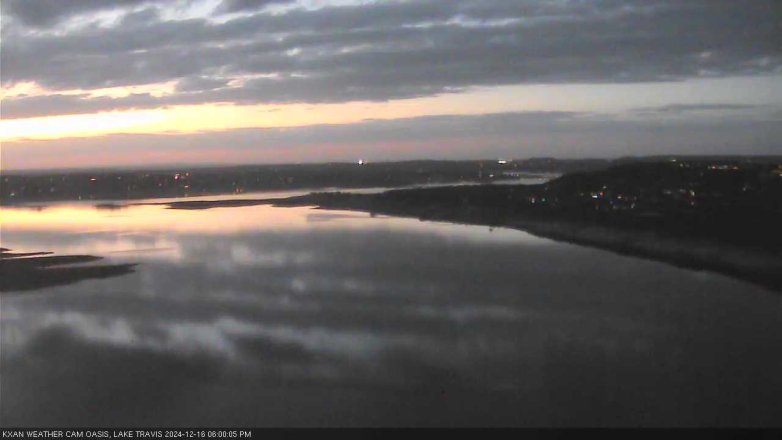 Lake Travis webcam, December 16, 2024 6:00 PM CT