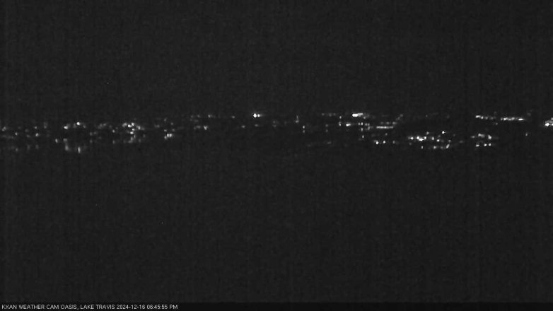 Lake Travis webcam, December 16, 2024 6:45 PM CT