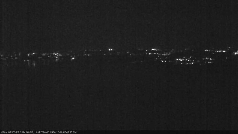 Lake Travis webcam, December 16, 2024 7:45 PM CT