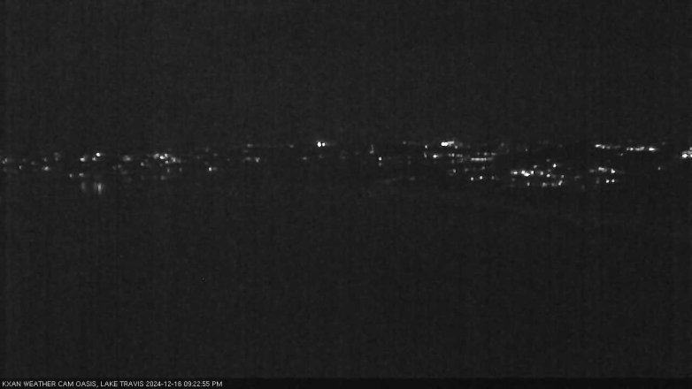 Lake Travis webcam, December 16, 2024 9:25 PM CT