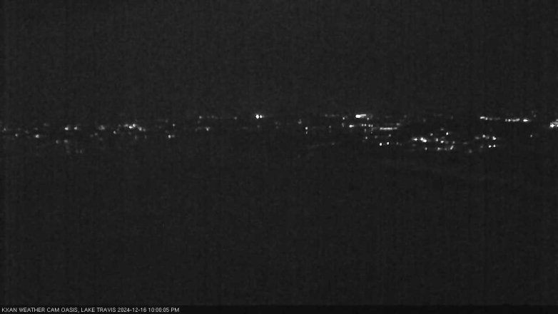 Lake Travis webcam, December 16, 2024 10:00 PM CT