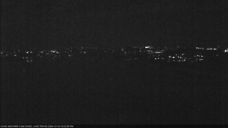 Lake Travis webcam, December 16, 2024 10:25 PM CT