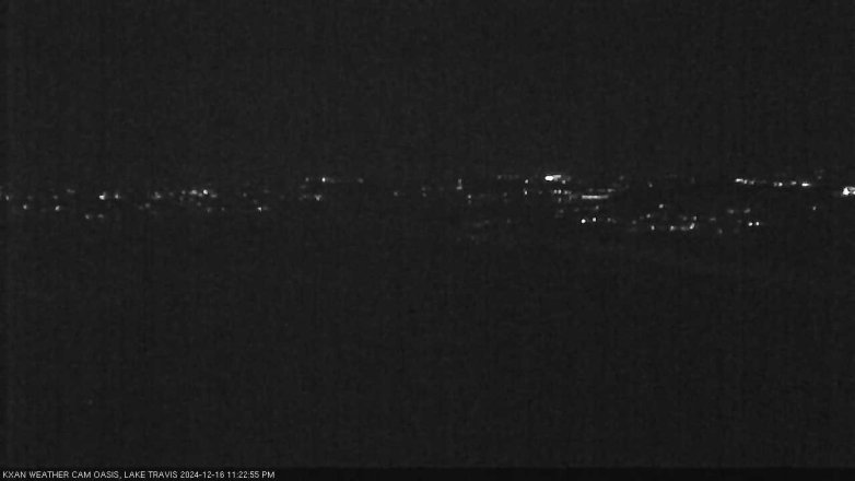 Lake Travis webcam, December 16, 2024 11:25 PM CT