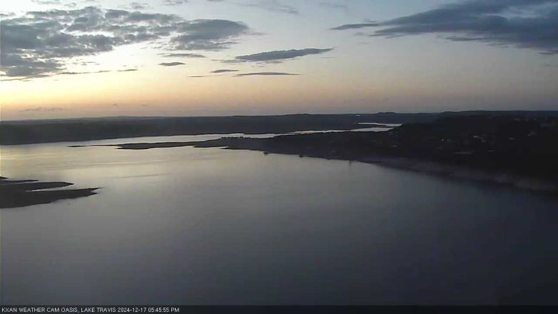 Lake Travis webcam, December 17, 2024 5:45 PM CT