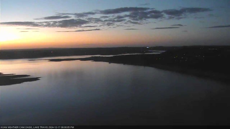 Lake Travis webcam, December 17, 2024 6:00 PM CT