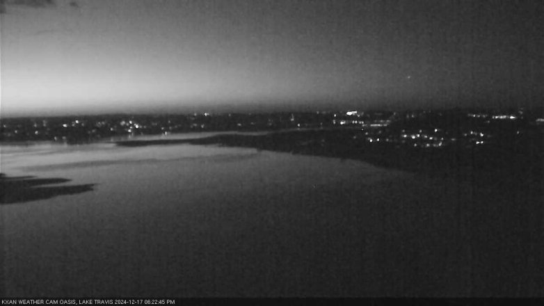 Lake Travis webcam, December 17, 2024 6:25 PM CT