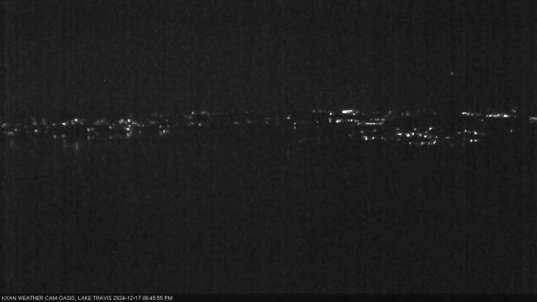 Lake Travis webcam, December 17, 2024 6:45 PM CT