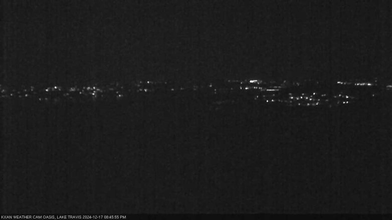 Lake Travis webcam, December 17, 2024 8:45 PM CT