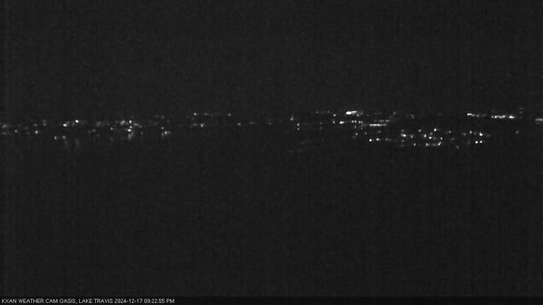 Lake Travis webcam, December 17, 2024 9:25 PM CT