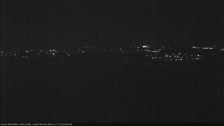 Lake Travis webcam, December 17, 2024 10:25 PM CT