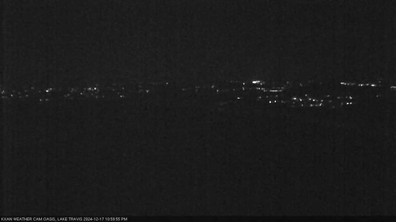 Lake Travis webcam, December 17, 2024 11:00 PM CT