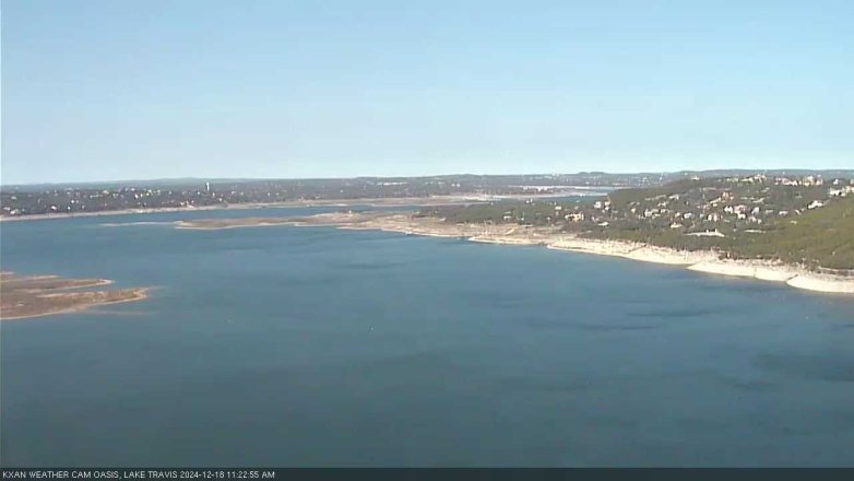 Lake Travis webcam, December 18, 2024 11:25 AM CT