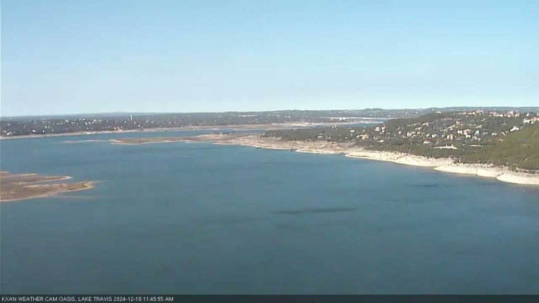 Lake Travis webcam, December 18, 2024 11:45 AM CT