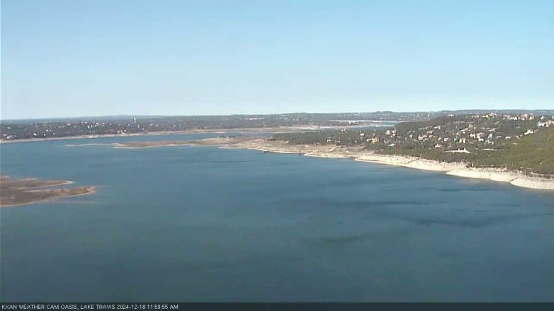 Lake Travis webcam, December 18, 2024 12:00 PM CT