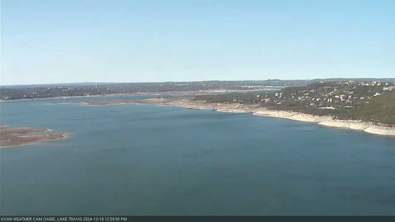 Lake Travis webcam, December 18, 2024 1:00 PM CT