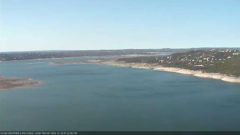 Lake Travis webcam, December 18, 2024 1:25 PM CT