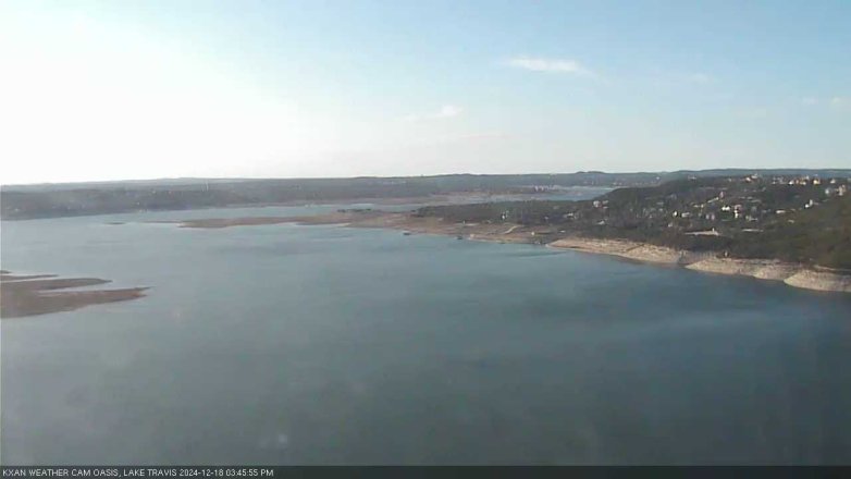 Lake Travis webcam, December 18, 2024 3:45 PM CT