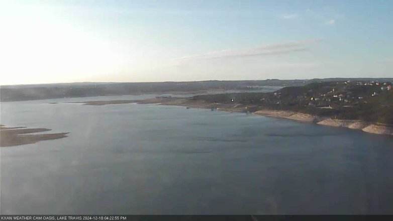 Lake Travis webcam, December 18, 2024 4:25 PM CT