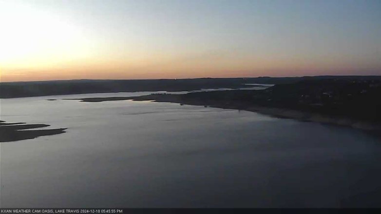Lake Travis webcam, December 18, 2024 5:45 PM CT