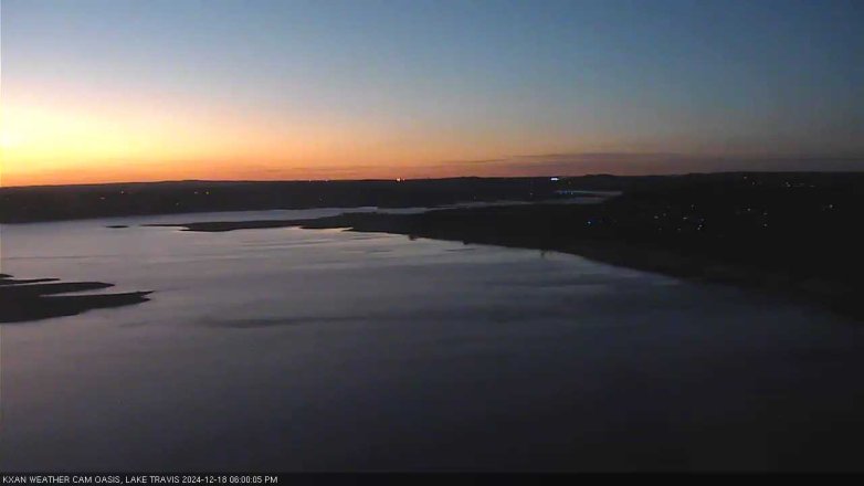 Lake Travis webcam, December 18, 2024 6:00 PM CT