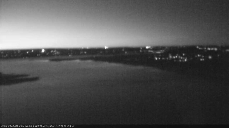 Lake Travis webcam, December 18, 2024 6:25 PM CT