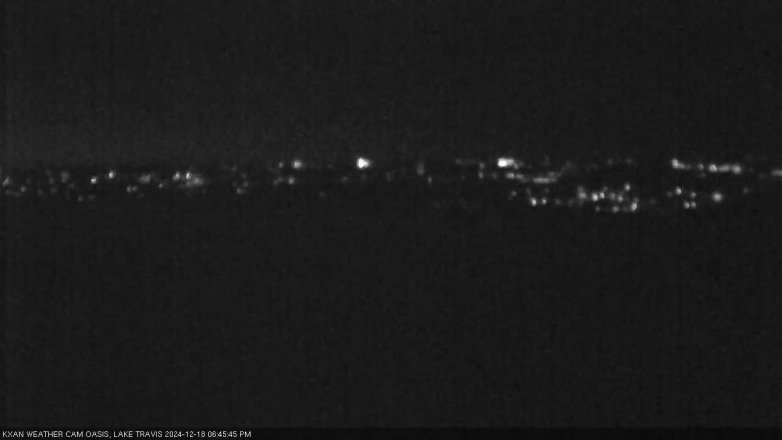Lake Travis webcam, December 18, 2024 6:45 PM CT