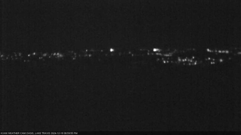 Lake Travis webcam, December 18, 2024 7:00 PM CT