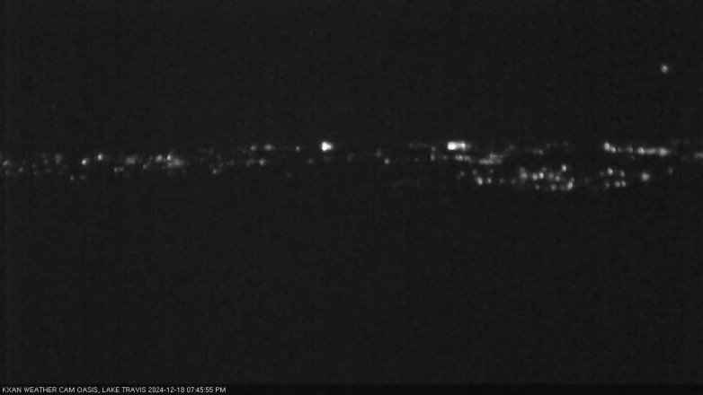 Lake Travis webcam, December 18, 2024 7:45 PM CT