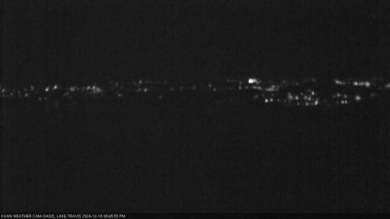Lake Travis webcam, December 18, 2024 8:45 PM CT
