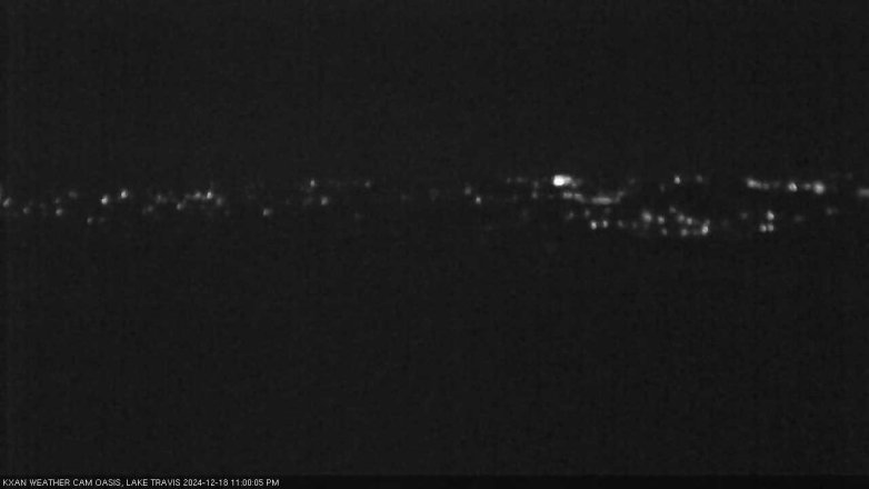 Lake Travis webcam, December 18, 2024 11:00 PM CT