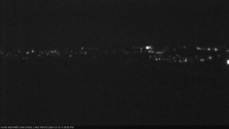 Lake Travis webcam, December 18, 2024 11:45 PM CT