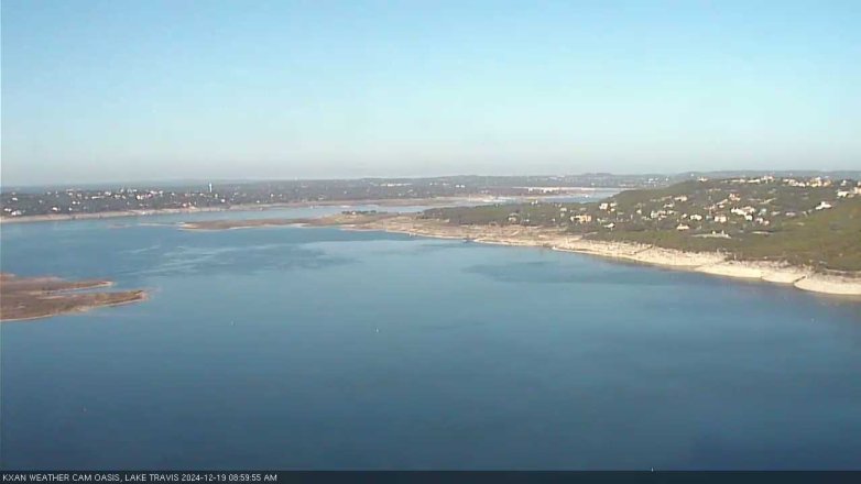 Lake Travis webcam, December 19, 2024 9:00 AM CT