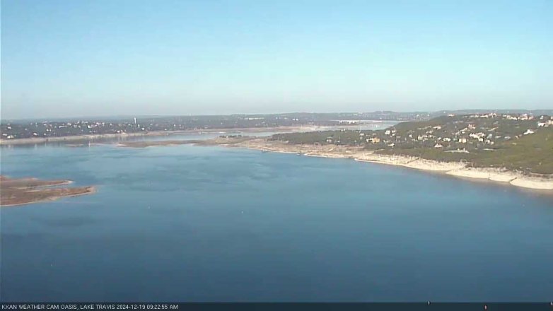 Lake Travis webcam, December 19, 2024 9:25 AM CT