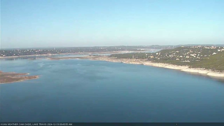 Lake Travis webcam, December 19, 2024 9:45 AM CT