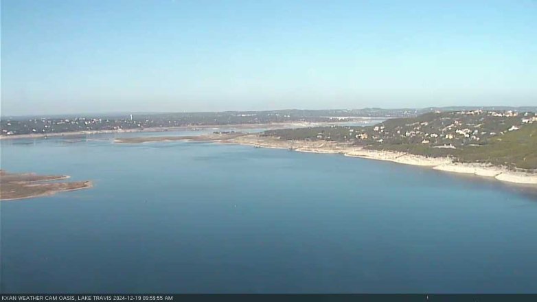 Lake Travis webcam, December 19, 2024 10:00 AM CT