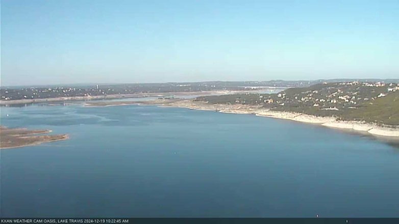 Lake Travis webcam, December 19, 2024 10:25 AM CT