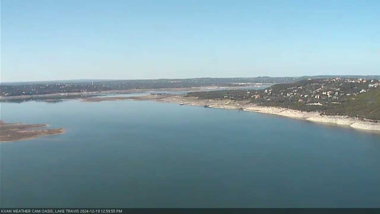 Lake Travis webcam, December 19, 2024 1:00 PM CT