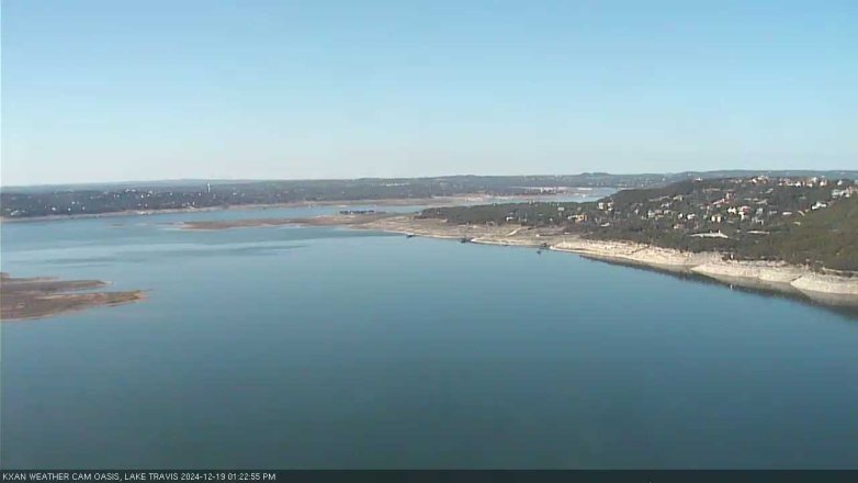 Lake Travis webcam, December 19, 2024 1:25 PM CT