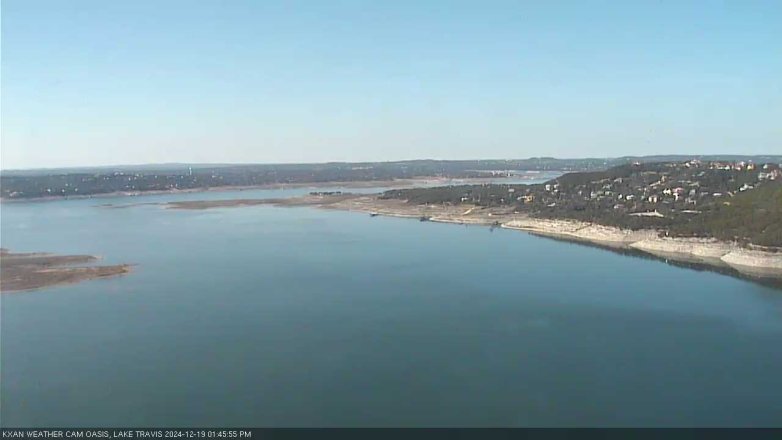 Lake Travis webcam, December 19, 2024 1:45 PM CT
