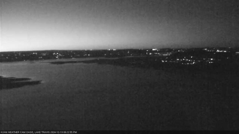 Lake Travis webcam, December 19, 2024 6:25 PM CT
