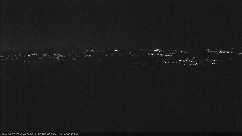 Lake Travis webcam, December 19, 2024 6:45 PM CT