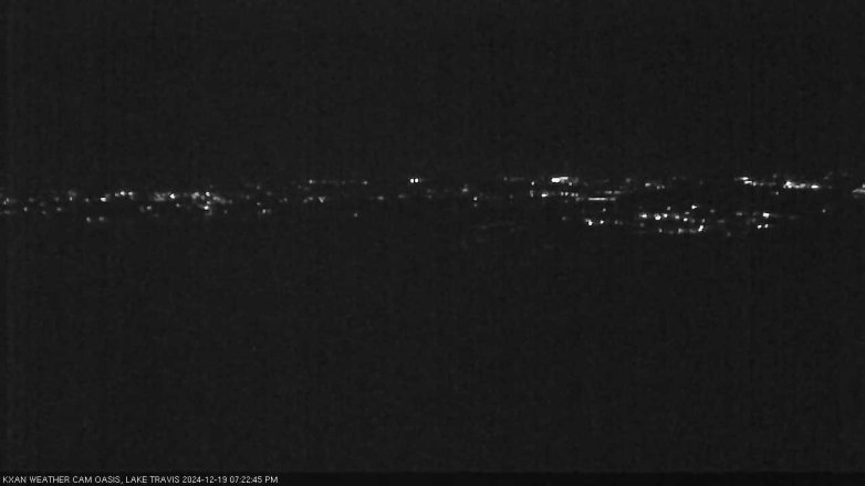 Lake Travis webcam, December 19, 2024 7:25 PM CT