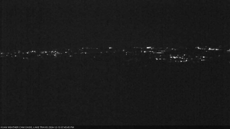 Lake Travis webcam, December 19, 2024 7:45 PM CT