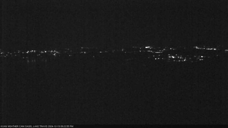 Lake Travis webcam, December 19, 2024 9:25 PM CT