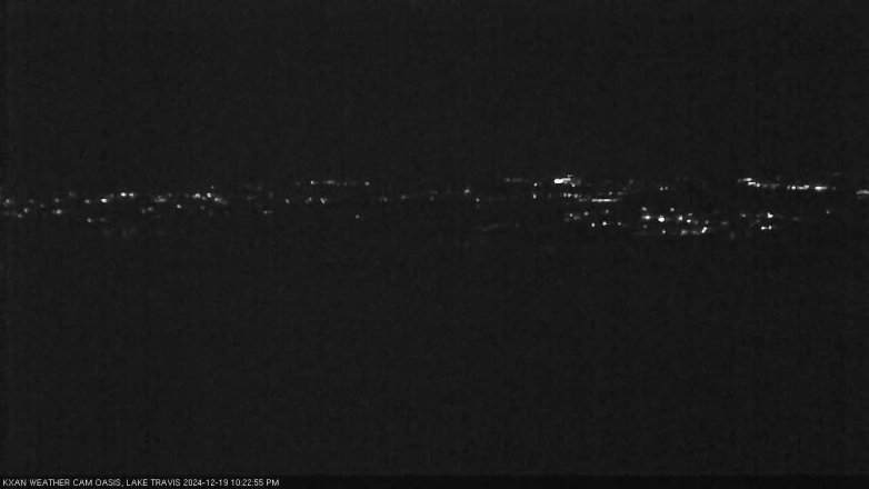 Lake Travis webcam, December 19, 2024 10:25 PM CT