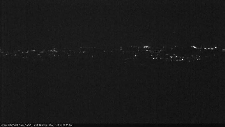Lake Travis webcam, December 19, 2024 11:25 PM CT